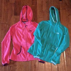 North Face Fleece hoodies. Size S